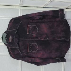 Rock n Roll Cowboy Western Tie Dye Shirt